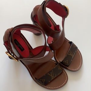 Louis Vuitton monogram sandals